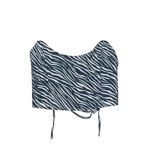 FREE SHIP Zebra Corset Top